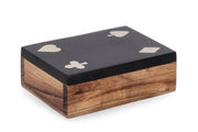 Bizzotto Fortune Card Decoration 11.3 x 8.3 Cm Black