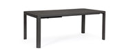 Bizzotto Kiplin Extendable Anthracite Aluminum Table 180–240 cm