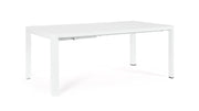 Bizzotto Kiplin Extendable Table White Aluminium 180–240 cm