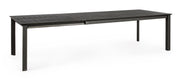 Bizzotto Konnor Extendable Table Anthracite Aluminum 200–300 cm