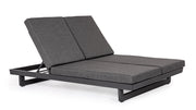 Bizzotto Double Cot with Wheels Infinity Anthracite