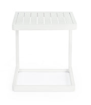 Bizzotto Konnor Outdoor Coffee Table White Aluminium 40 cm