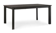 Bizzotto Konnor Extendable Table Anthracite Aluminum 160–240 cm