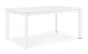 Bizzotto Konnor Extendable White Aluminum Table 160–240 cm
