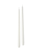 Cereria Di Giorgio Conical Candles D 2.2 Cm H 40 Cm Dove Grey 6 Pcs