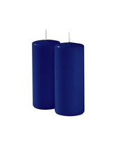 Giorgio Candlestick Candle D 7 Cm H 20 Cm 2 Pcs Navy Blue