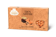 Crispo Sugared Almonds Heart Shape Orange 1 kg