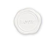 Cupido&Co. White Sealing Wax Love Sticker 24 Pcs