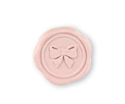 Cupido&Co. Sealing Wax Pink Bow Sticker 24 Pcs