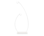 Cupido&amp;Co. Metal Display 2 Hooks H 800 Mm L 340 Mm White