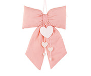Cupido&Co. Pink Bow Padded with Hearts to Hang