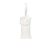 Cupido&amp;Co. White Satin Sugared Almonds Holder to Hang 35 x 75 Mm 12 Pcs