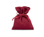 Cupido&amp;Co. Sugared Almonds Holder Satin Bag 80 x 100 Mm Bordeaux 12 Pcs