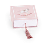 Cupido&amp;Co. Horse Box with Tassel 70 x 70 x 30 Mm Pink