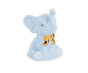 Cupido&Co. Decorative Blue Elephant – Ceramic Christening and Baptism Favor H 8 cm