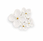 Cupido&amp;Co. Magnet Flowers D 50 Mm White Glitter 12 Pcs