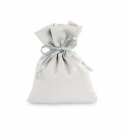 Cupido&amp;Co. Silver Satin Bag 80 x 100 Mm 12 Pcs