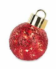 Cupido&amp;Co. Christmas Sphere Tilted D 190 Mm with Red Led