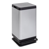 dea home dea home pattumiera tokyo 80l effetto alluminio 38 x 425 cm h 72 cm bidone rifiuti pratico ed elegante ean 8009371046206
