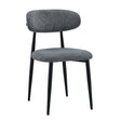 di mo commerciale di mo commerciale sedia alma in poliestere con gambe in metallo nere sedia design moderna e resistente ean 8010402524365