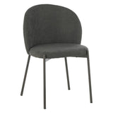 di mo commerciale di mo commerciale sedia shelly in tessuto 320 gr grigio scuro 55 x 45 cm h 80 cm sedia design moderna con struttura ean 8010402525485