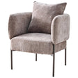 di mo di mo poltroncina dolly in poliestere tortora con gambe in metallo sedia design moderna ean 8010402524044