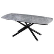 di mo di mo tavolo allungabile ryder 140200x90x76 cm top in ceramica grigio marmorizzato lucido ean 8010402491179