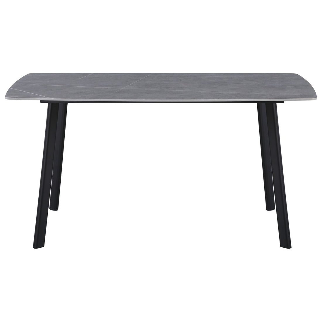 di mo commerciale di mo commerciale tavolo rettangolare quincy 150 x 85 cm h 75 cm piano in ceramica grigio opaco con gambe in metallo ean 8010402511136