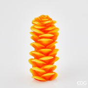 EDG Enzo De Gasperi Ginger Candle H 22 Cm D 10 Cm Yellow Orange