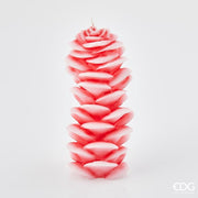 EDG Enzo De Gasperi Ginger Candle H 22 Cm D 10 Cm Pink