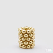 EDG Enzo De Gasperi Moccolo Sphere Candle H 9.5 cm D 8 cm Gold