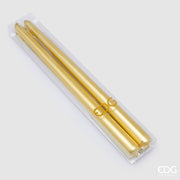 EDG Enzo De Gasperi Candle Stem 300 x 22 Mm 2 Pcs Gold