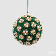 edg enzo de gasperi edg enzo de gasperi addobbo palla di natale elizabeth d 10 cm green ean 8059824536303