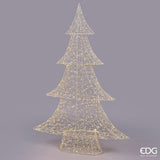 edg enzo de gasperi edg enzo de gasperi albero di natale led pearls 1 440 microled h 150 cm l 104 cm l 27 cm ip44 light gold ean 8059824546821