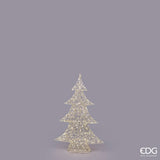 edg enzo de gasperi edg enzo de gasperi albero di natale led pearls 500 microled h 80 cm l 54 cm l 14 cm ip44 light gold ean 8059824546722