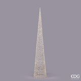 edg enzo de gasperi edg enzo de gasperi albero di natale led pearls cono 1 440 microled h 210 cm d 40 cm ip44 light gold ean 8059824546579