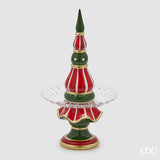 edg enzo de gasperi edg enzo de gasperi alzata topiary natale h 44 cm d 245 cm green red ean 8059824539380