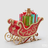 edg enzo de gasperi edg enzo de gasperi base pino slitta di natale h 39 cm l 43 cm l 22 cm green red ean 8059824559326