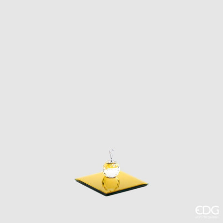 edg enzo de gasperi edg enzo de gasperi base specchio quadrata 12 x 12 cm gold ean 8059824181381