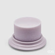 edg enzo de gasperi edg enzo de gasperi candela dorica con piatto h 10 cm d 15 cm lavender ean 8059824120601
