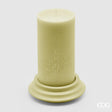 edg enzo de gasperi edg enzo de gasperi candela dorica con piatto h 20 cm d 10 cm light yellow ean 8059824120649