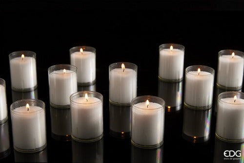 edg enzo de gasperi edg enzo de gasperi candela halo cilindro h 65 cm d 5 cm cf 3 pz bianco ean 8059824625182