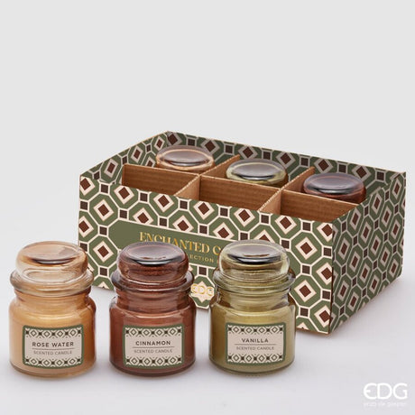 edg enzo de gasperi edg enzo de gasperi candela incanto di natale ass h 8 cm d 6 cm mixed fragrances 1 pz ean 8059824301796