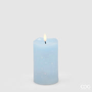 EDG Enzo De Gasperi Starry LED Candle with Flame H 12.5 Cm D 7.5 Cm IP20 Light Blue