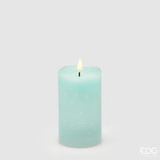 EDG Enzo De Gasperi LED Starry Candle with Wax Core H 12.5 Cm D 7.5 Cm IP20 Light Green