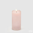 edg enzo de gasperi edg enzo de gasperi candela led starry con moccolo h 15 cm d 75 cm ip20 rosa chiaro ean 8059824475671