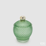 edg enzo de gasperi edg enzo de gasperi contenitore decorativo micro quadretti bombato h 145 cm d 105 cm verde ean 8059824610454