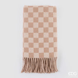 edg enzo de gasperi edg enzo de gasperi coperta a scacchi 152 x 127 cm poliestere bianco rosa ean 8059824624246
