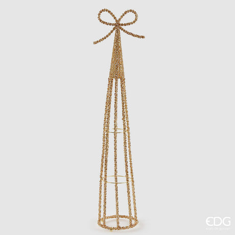 edg enzo de gasperi edg enzo de gasperi decoro cono jewel natale h 66 cm gold ean 8059824497536