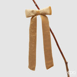 edg enzo de gasperi edg enzo de gasperi decoro fiocco di natale con clip h 30 cm l 13 cm velluto oro ean 8059824575739